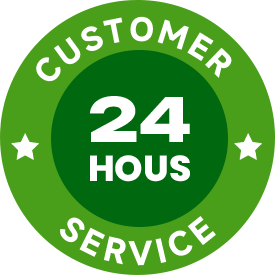 24/7 kundeservice af høj kvalitet