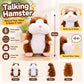 ✨Talende hamster-plysdyr – gentager alt, hvad du siger, ryster automatisk på hovedet – sjov for både børn og voksne.🎁