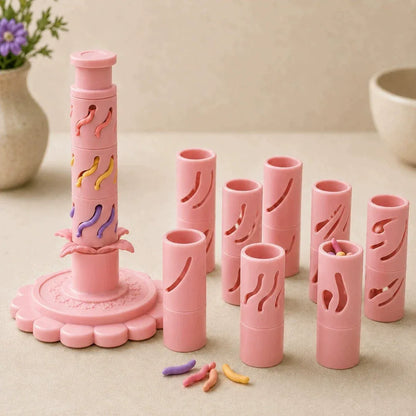 🌸 BEGRÆNSET TID: 50 % RABAT! ✨ DIY-værktøj til formning af lerblomster – modulært, med trykfunktion, kreativt håndværk 🎨