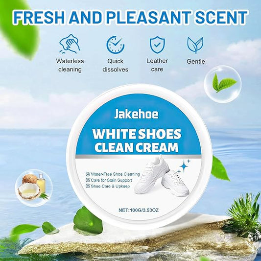 ✨ Vandfri rengøringsmiddel til hvide sko — fjerner pletter med det samme og giver skoene et friskt udseende igen