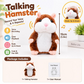 ✨Talende hamster-plysdyr – gentager alt, hvad du siger, ryster automatisk på hovedet – sjov for både børn og voksne.🎁