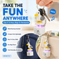 Mine Little Bird – stemmeaktiveret, lysende elektronisk nøglering: Kreativ nøglering i form af en and, der spiller, når man trykker på den
