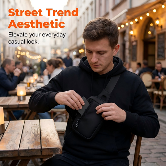 🎒BEGRÆNSET TID: 50 % RABAT💥Urban Commuter-skuldertaske til mænd – minimalistisk, vandafvisende, let✨
