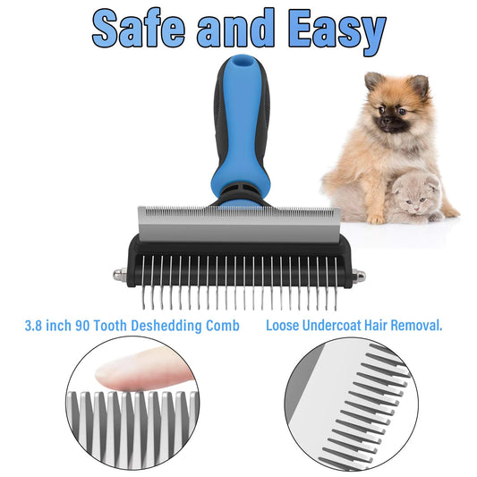 ⏰🔥 ¡50% DE DESCUENTO POR TIEMPO LIMITADO! 🐶🐱 Herramienta Profesional para Desenredar – Pelo Suave y Libre de Nudos en Mascotas ✨💖