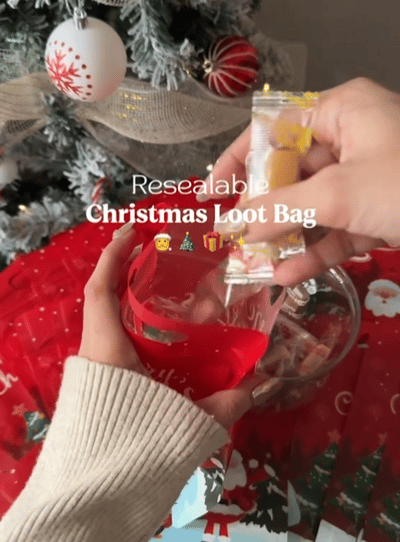 Hold julekonfekten frisk med det samme! Juleposer med lukkemekanisme