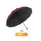 ☔✨56 % RABAT! 🌧️💨 Vindtæt paraply med 12 ribber – stor dækning, kompakt sammenfoldning og holdbar ramme til kraftig regn og vind. Over 13.847 tørre dage garanteret!✨