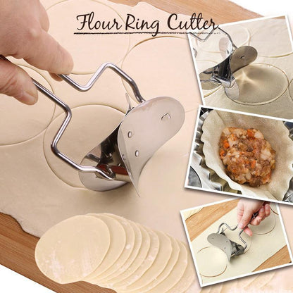 Form dumplings på et øjeblik! Non-stick form og dejskærer i rustfrit stål
