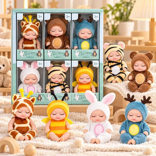 💕TILBUD: 50 % RABAT🧸Mini-reborn-babydukker – naturtro og realistiske babydukker👼🎁