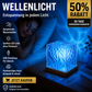 🌊 50 % RABAT! 💡 LED-stemningslys med vandbølgeeffekt – Dynamiske farver, beroligende og kan betjenes med fjernbetjening – Perfekt til soveværelset, fester og afslapning 🌙