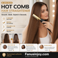 ✨️Amazing Discount on 🔥2026 New Arrival！🎁💇‍♀️Heats in 3 Seconds & Shapes in 5 Seconds！👱‍♀️Create Perfect Hairstyles Quickly！✨️Portable Electric Hair Straightening and Curling Comb