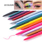 Flerfarvet, vandfast, langtidsholdbar eyeliner-blyant