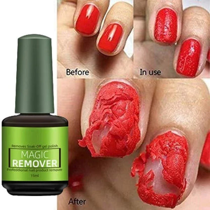 💅 Køb 1, få 1 gratis! ✨ Forbedret Magic neglelakfjerner – hurtigtvirkende, skånsom, perfekt til rejser 🌿