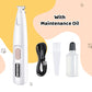 🥰🐱 Vandtæt, genopladelig barbermaskine til kæledyr med LED-lys🐱