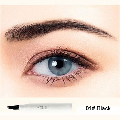 Microblading flydende øjenbrynsblyant med fire spidser