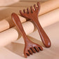 🛒 KØB 1, FÅ 1 GRATIS! ✨ 6-SPIDSET MERIDIANKAM – Akupressur-hovedbundsmassager og hårfjerner, forbedrer blodcirkulationen og afslapningen, naturligt trædesign 🌿💆‍♀️