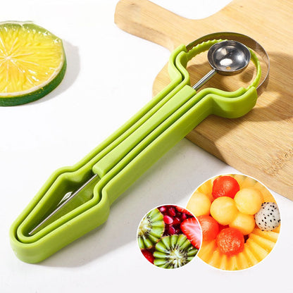 🍉3-i-1 sæt med melonudhuler i rustfrit stål