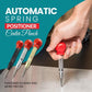 🔘 50 % RABAT! ⚡ Automatisk centreringsstempel – præcis mærkning af metal/træ, fjederbelastet og med justerbar trykkraft 🛠️📏