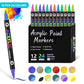 ⏳Limited-time 50% off⏰Dual Tip Acrylic Paint Markers🎨