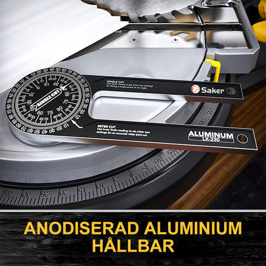 📏 7-tommers transportbånd til aluminiums-geringssav | Præcisionsvinkelmåler