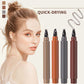 🔥Sidste dag – Køb 1, få 1 gratis!🎁Over 50.000 solgt! Næsten udsolgt ✨✏️ Vandtæt skæg- og øjenbrynsstift med 4 spidser – smudsfast, naturligt look og lang holdbarhed 🌟