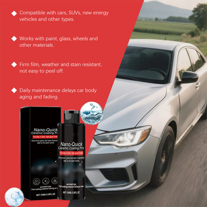 ⏳50 % rabat i en begrænset periode⏰Hurtigtvirkende højglans-spray til bilpleje🚗🪄