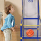 ⏰50 % RABAT NU!⛹️Hurtig levering 🚚💨Indendørs basketball-arkadespil til børn med 4 bolde🏀