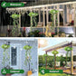 🌿☀️ -50 %! Hængende solcellelampe med græseffekt – Varmt og dæmpet lys, en eventyrlig stemning til haven, terrassen eller altanen, uden ledninger eller batterier 🍃🏡