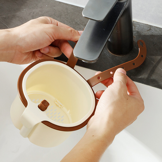 La cesta de drenaje de la taza de succión de la cocina de plástico