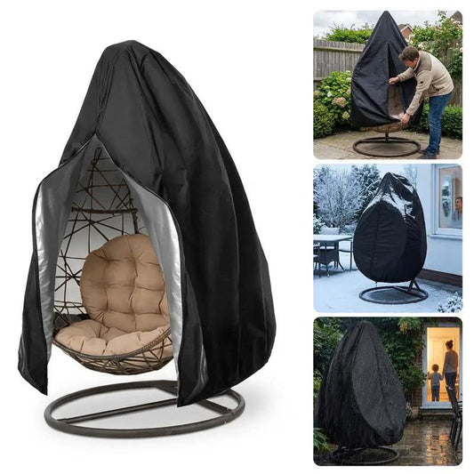 ⏰🔥 ¡50% DE DESCUENTO POR TIEMPO LIMITADO! 🪑✨ Funda para Silla Colgante Tipo Huevo – Impermeable, UV-Protectora y Duradera ☀️💖