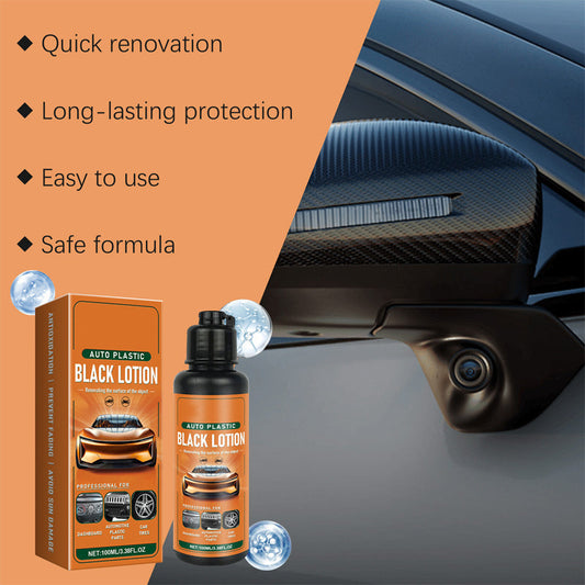 🚗 KØB 2, FÅ 1 GRATIS! 🧴 Plejemiddel til bilens plastinteriør – renser, genopfrisker og beskytter – Perfekt til instrumentbræt, dørpaneler og plastdele – efterlader ingen striber og har UV-beskyttelse ✨