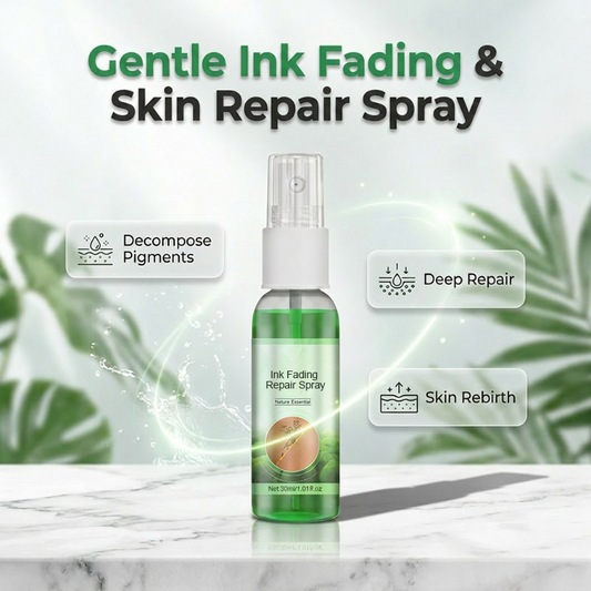 Spray suave para atenuar las manchas de tinta y reparar la piel