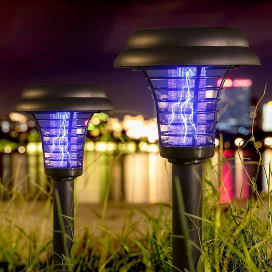 Estaca de lámpara solar antimosquitos