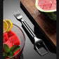 💥OFERTA ESPECIAL: 2 por el precio de 1🔥🍉 Prepara la fruta sin esfuerzo✨ Cortador y tenedor de fruta 2 en 1: ¡para servir la fruta de forma rápida y fácil! 🍓