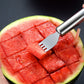 💥OFERTA ESPECIAL: 2 por el precio de 1🔥🍉 Prepara la fruta sin esfuerzo✨ Cortador y tenedor de fruta 2 en 1: ¡para servir la fruta de forma rápida y fácil! 🍓