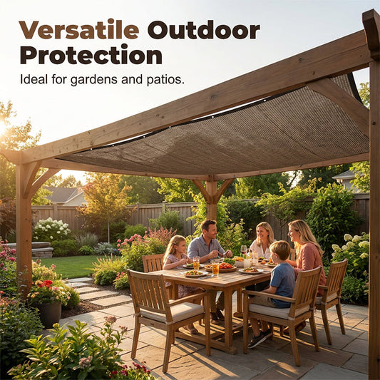 ❄️Summerfresh 50% OFF!☀️UV-resistant Shade Cloth for Garden & Patio – Breathable Sunshade Net with Reinforced Edges：