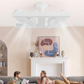 🔥Tidsbegrænset tilbud – Moderne 2-i-1 LED-loftventilator med belysning