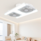 🔥Tidsbegrænset tilbud – Moderne 2-i-1 LED-loftventilator med belysning