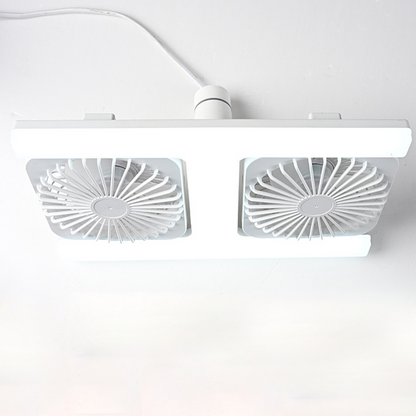 🔥Tidsbegrænset tilbud – Moderne 2-i-1 LED-loftventilator med belysning