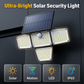Solar Motion Sensor Security Light