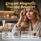 💎 BEGRÆNSET TILBUD: 50 % RABAT! ✨ Modigt magnetarmbånd – med rhinsten, guld/sølv, wellness ✨