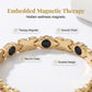 💎 BEGRÆNSET TILBUD: 50 % RABAT! ✨ Modigt magnetarmbånd – med rhinsten, guld/sølv, wellness ✨