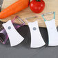 Dobbeltsidet, drejelig grøntsagsskræller med skarp klinge