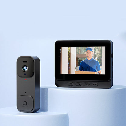 Smart videodørklokke med 4,3" skærm