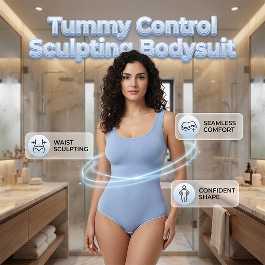 Shapewear-bodysuit til kvinder i bomuldsblanding