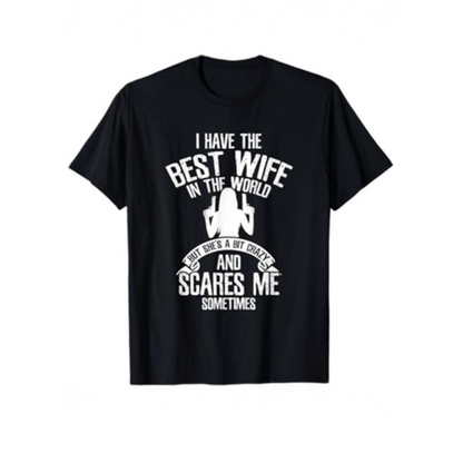 Alsidig T-shirt med sjovt motiv til mænd