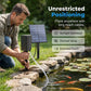 Over 50.000 solgte enheder! 💧🐟 Solcelledrevet damluftpumpe med luftpumpe