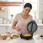 Multifunktionel elektrisk morgenmadsplade med nonstick-belægning