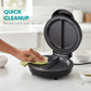 Multifunktionel elektrisk morgenmadsplade med nonstick-belægning