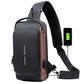 USB-opladelig sports-sling-skuldertaske med tyverisikring (Køb 2, og få gratis fragt)