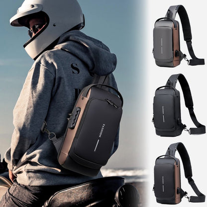 USB-opladelig sports-sling-skuldertaske med tyverisikring (Køb 2, og få gratis fragt)